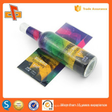 Guangzhou impresión de la fábrica y el proveedor de material de embalaje personalizado de calor sensible pvc encogimiento etiqueta manga